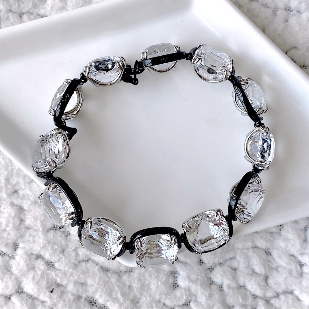 Swarovski “Harmonia” Cushion Cut Crystal Flex Bracelet - Picture 10 of 17